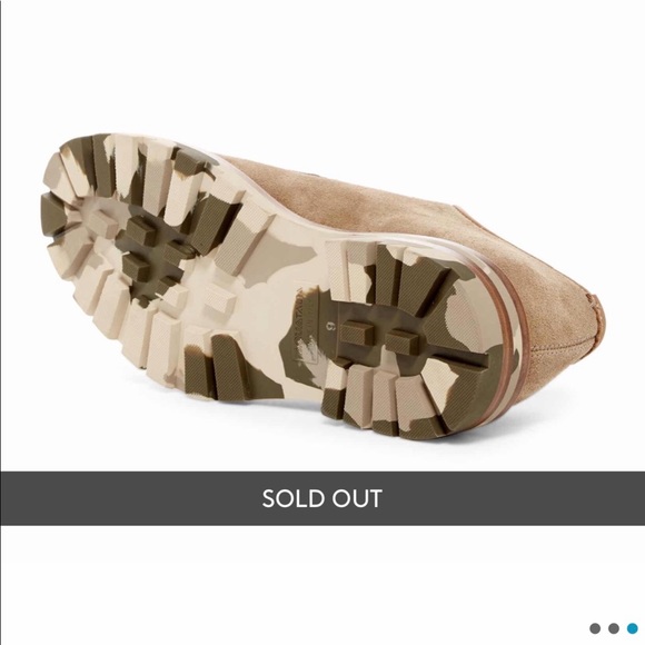 Aquatalia James dress suede shoe in tan - Picture 3 of 8